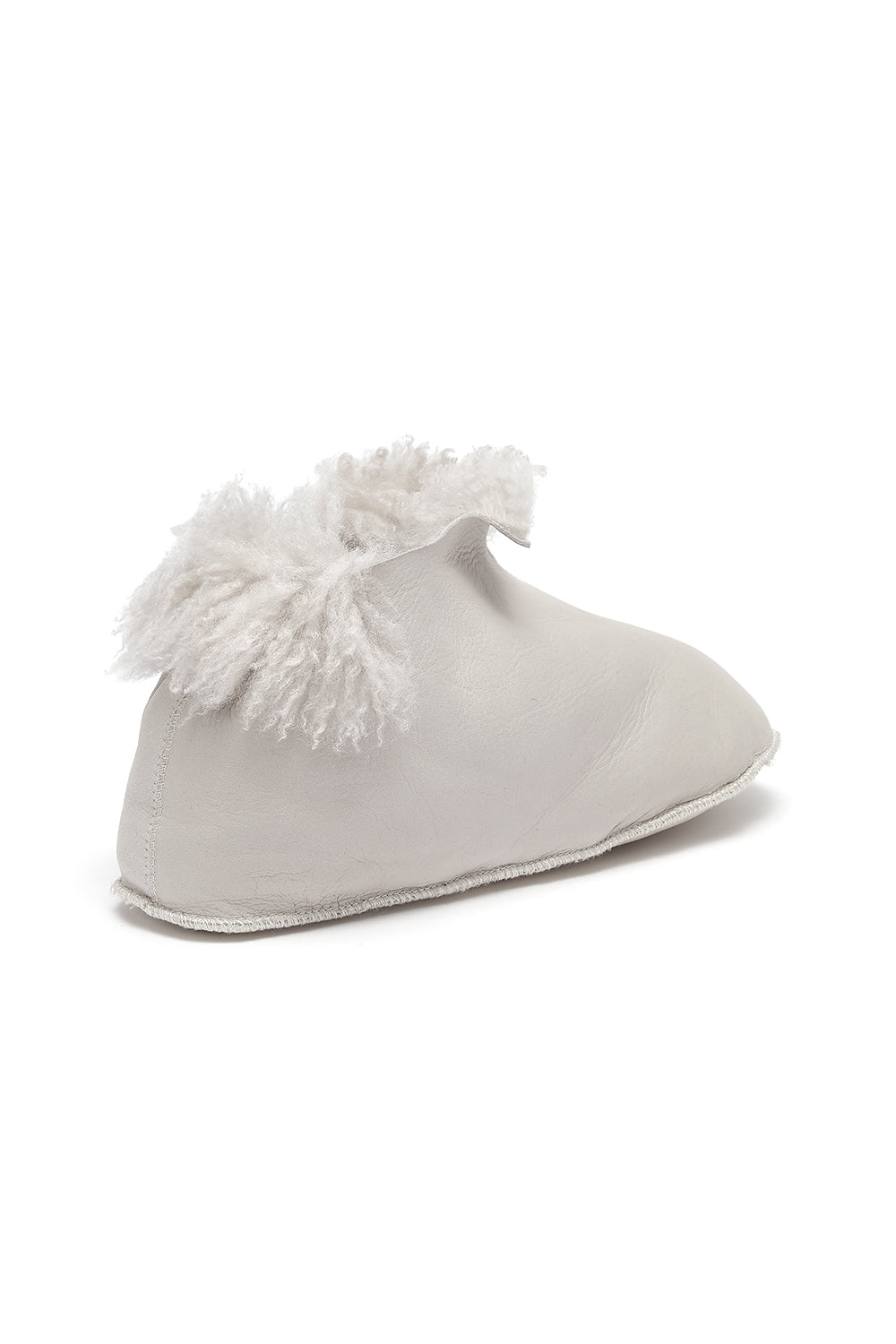 white Teddy Shearling Slipper Boots - back angle - gushlow & cole