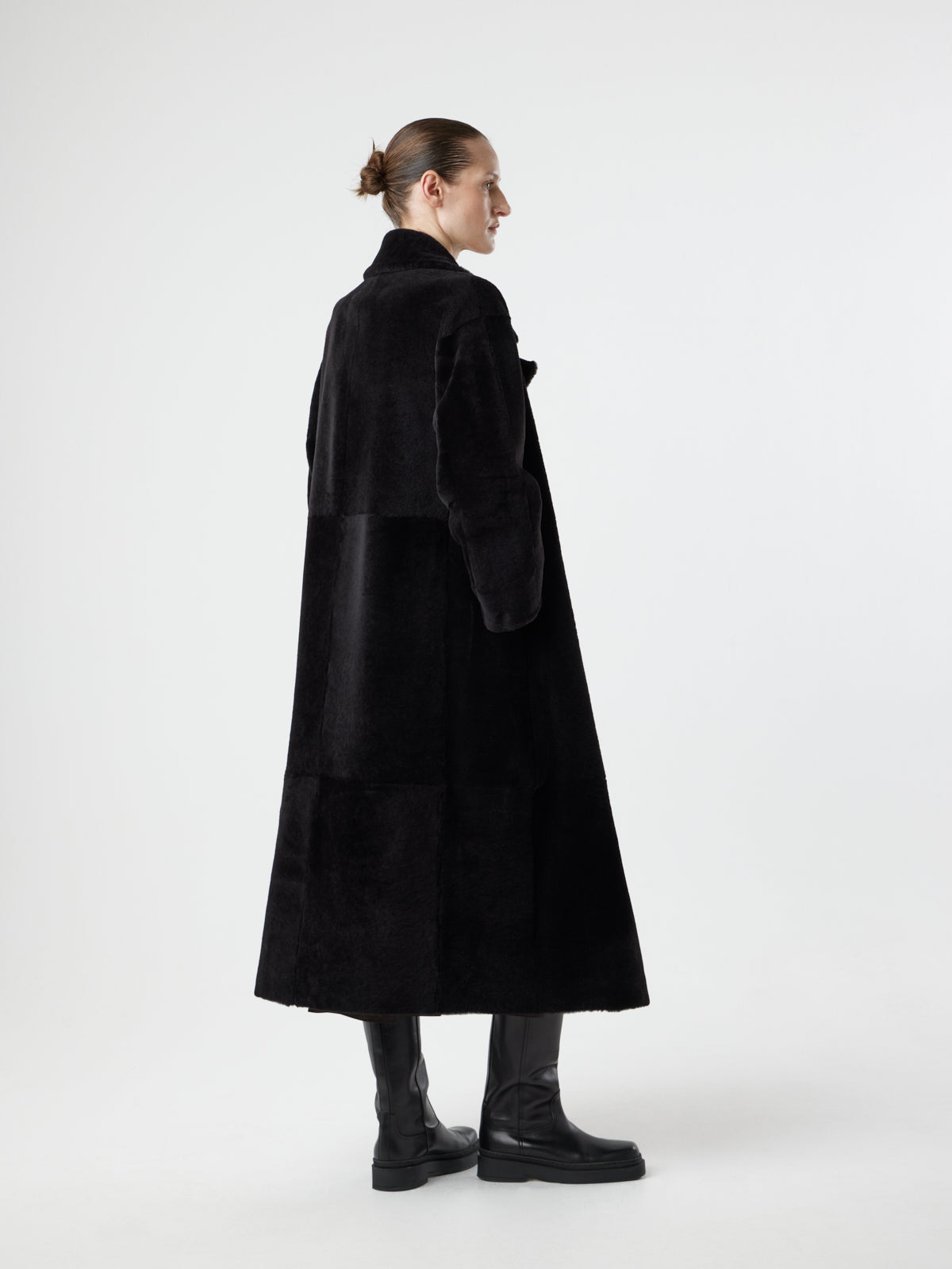 Shearling Trench Coat