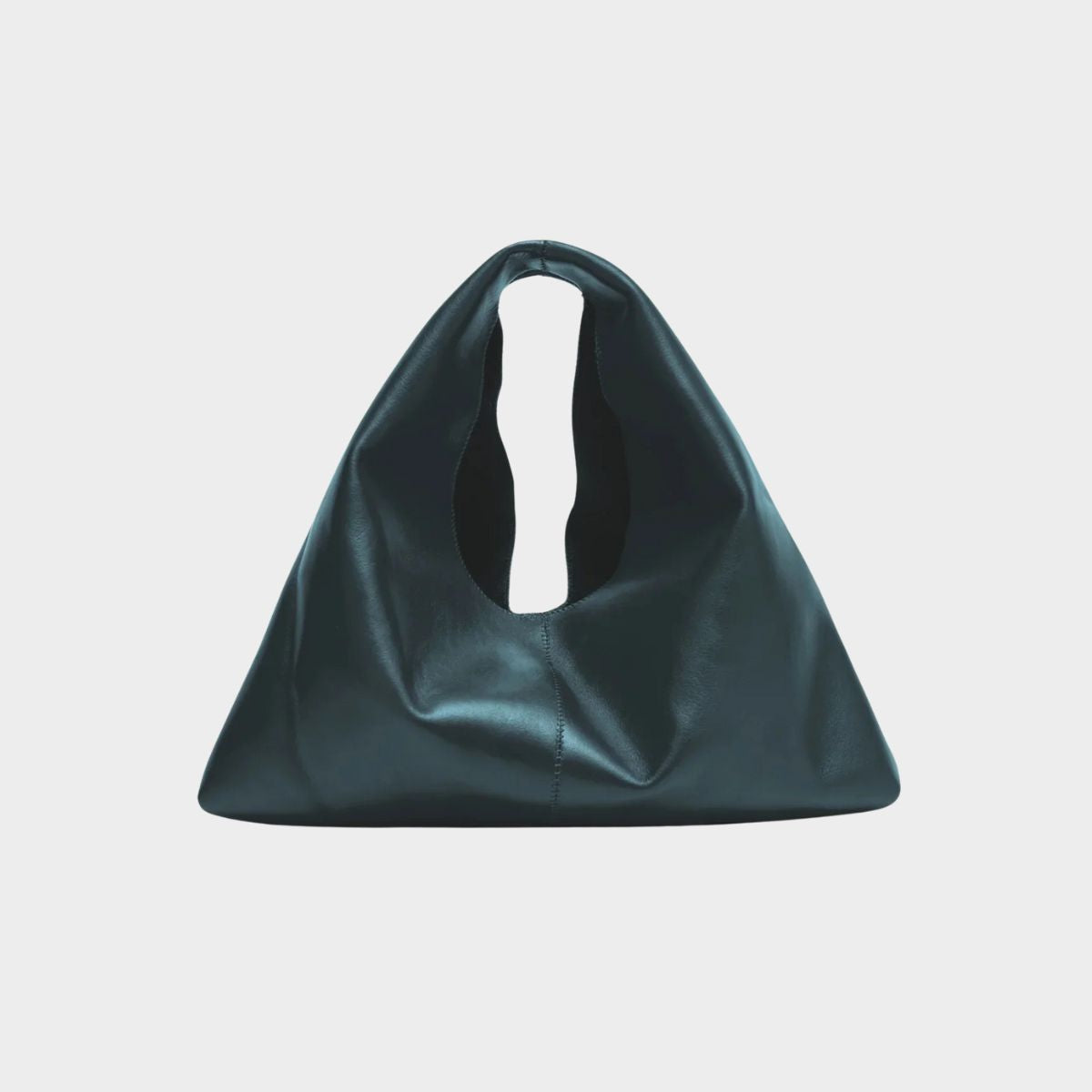 green leather clara shoulder bag by gushlow & cole