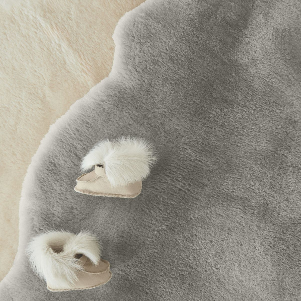 Brown Mongolian Shearling Shawl Scarf | Women | Gushlow & Cole