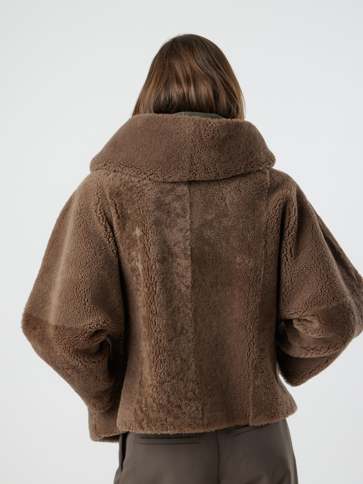 Hooded Shearling Jacket