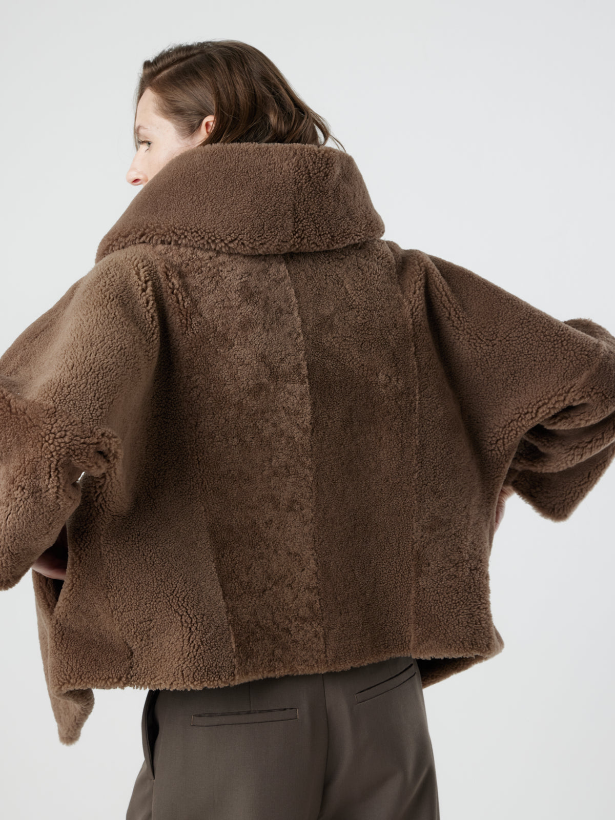 Hooded Shearling Jacket