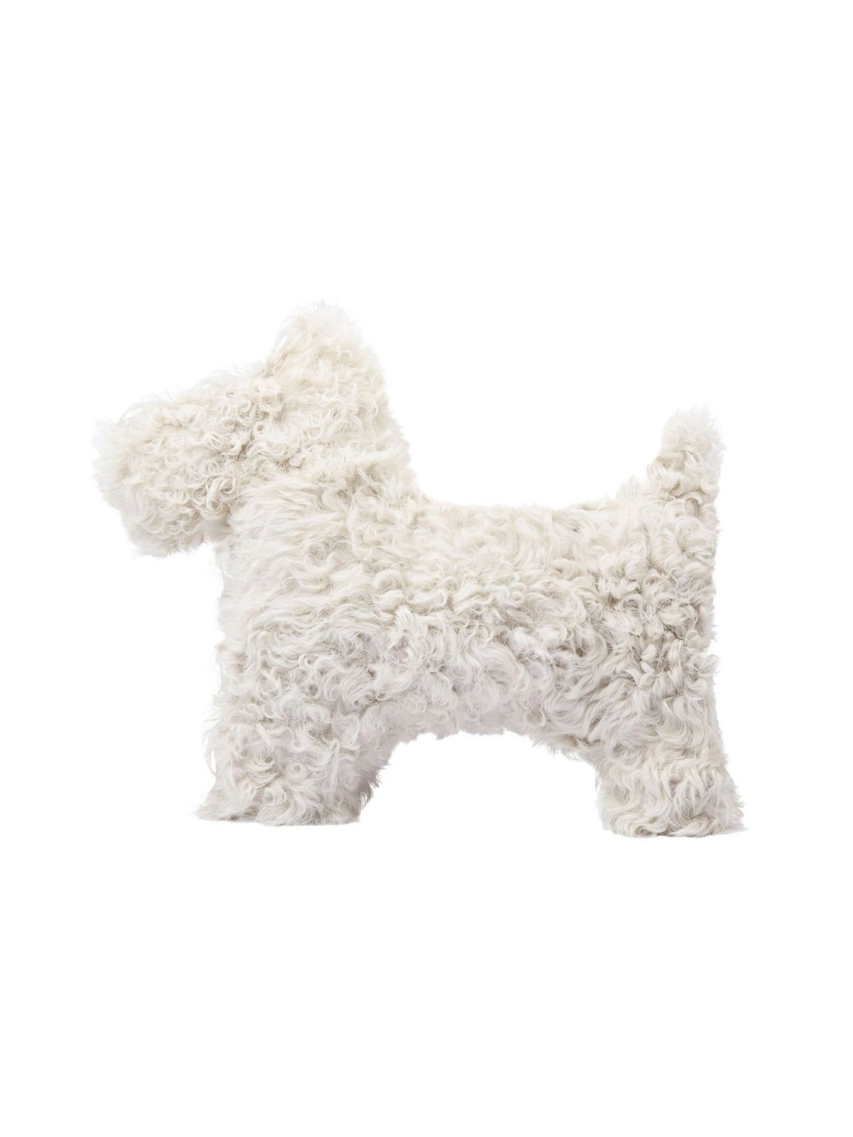 white sheepskin cushion - homewear | gushlow and cole - cell image 1