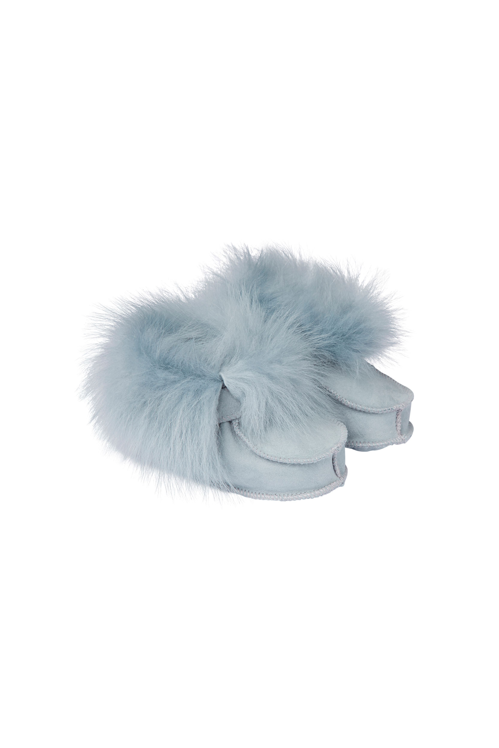 Blue Shearling Baby Boots | Children | Gushlow and Cole