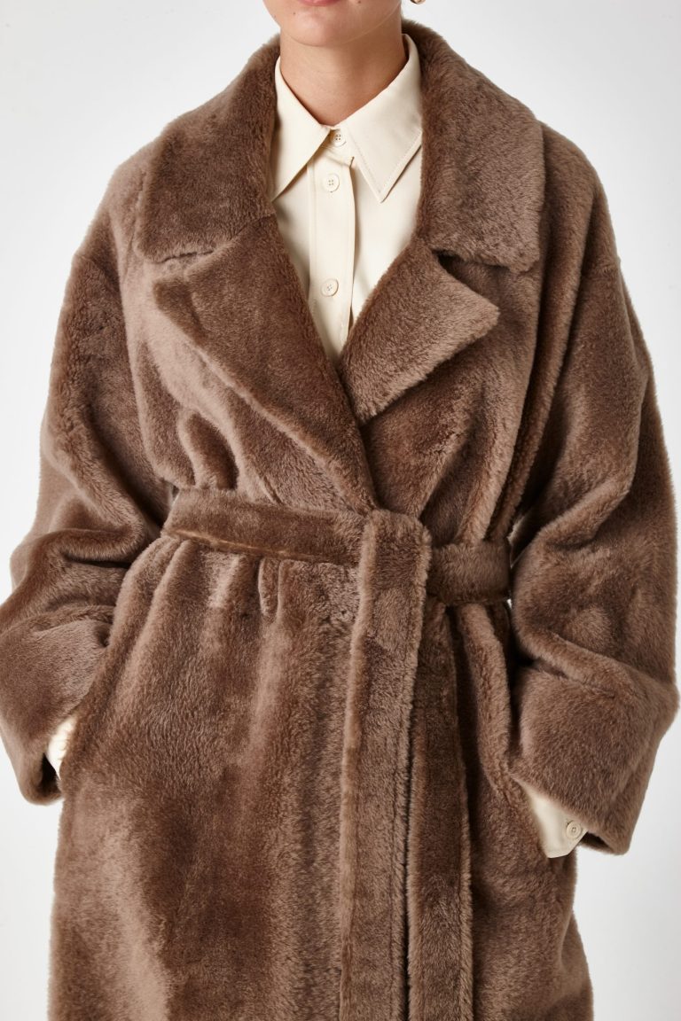 shearling trench coat - women | Gushlow & Cole - CXTCL0-WAL