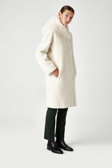 hooded shearling coat - women | Gushlow & Cole - CHODER-CLK