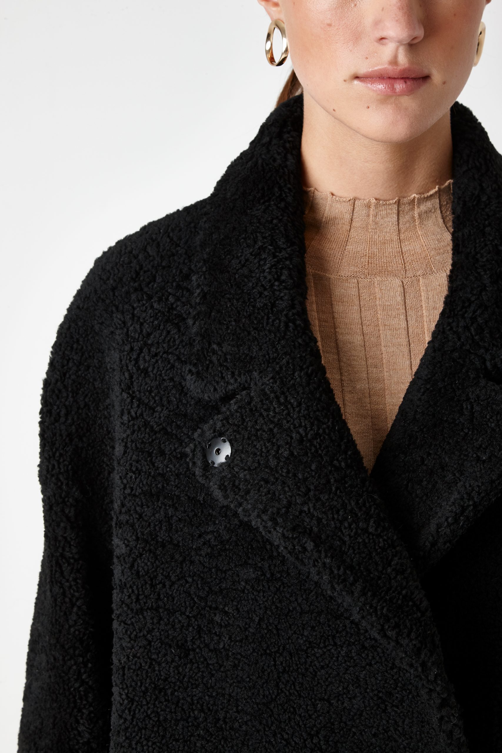 shearling coat - women | Gushlow & Cole - COVE0(19)-BLK
