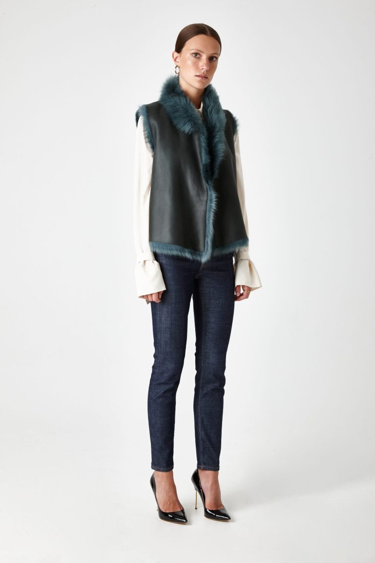 Shearling Rough Cut Gilet - women | Gushlow & Cole - GRCTX-SPR