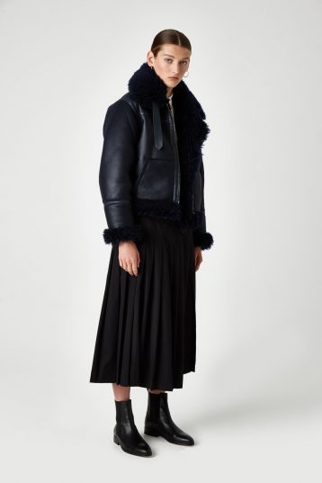 shearling aviator jacket