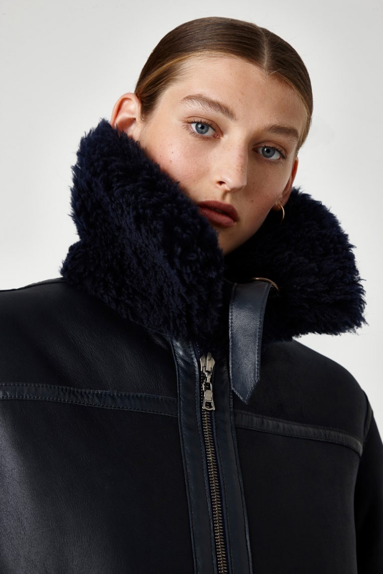 shearling aviator jacket