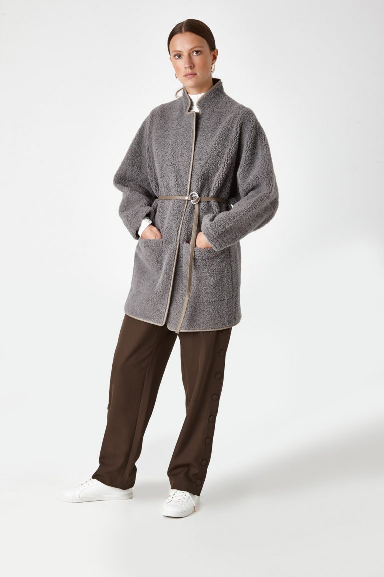 batwing shearling Coat