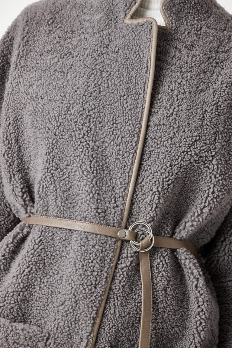 batwing shearling Coat