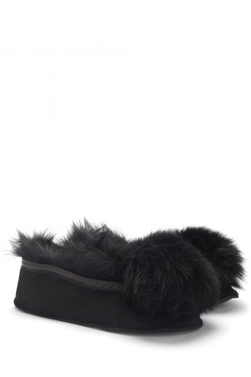 Shearling Ballet Slippers