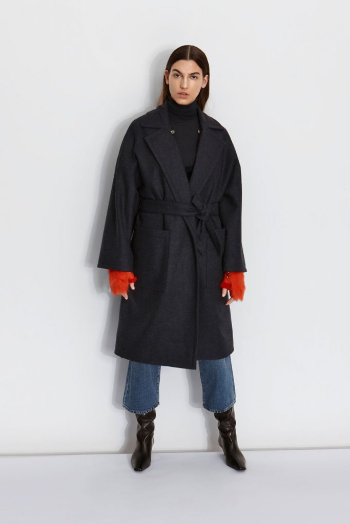 Autumn Winter 20/21: The Story Behind The Collection | Gushlow & Cole - wool tweed coat navy