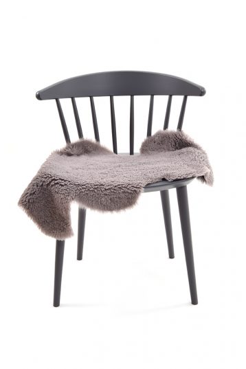 Medium Teddy Merino Sheepskin Rug in Taupe front