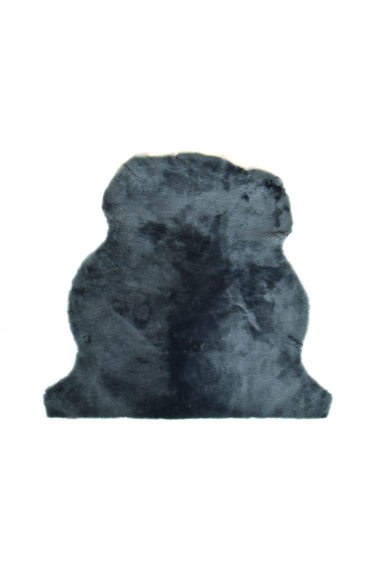 Medium Merino Sheepskin Rug in Spruce Green cut out