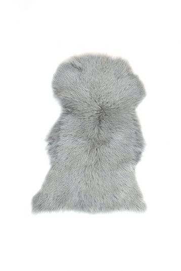 Small Toscana Sheepskin Rug in Celedon Green cut out