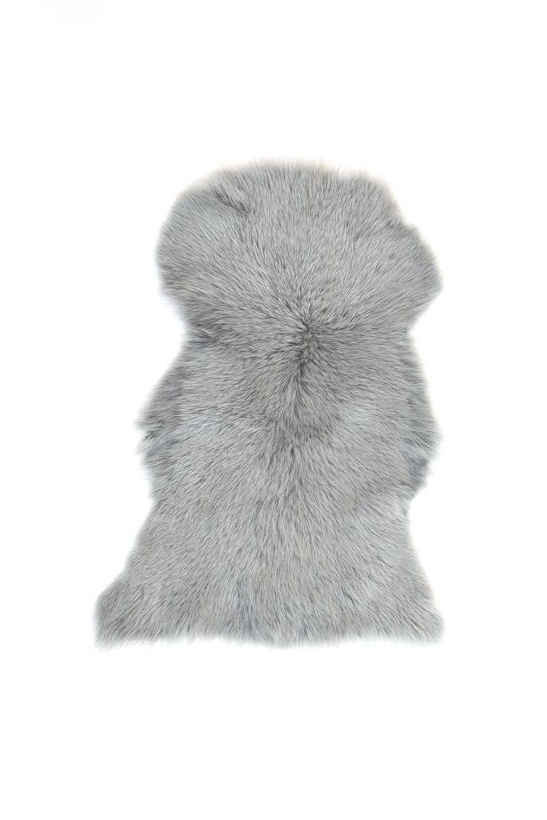Small Toscana Sheepskin Rug in Celedon Green cut out