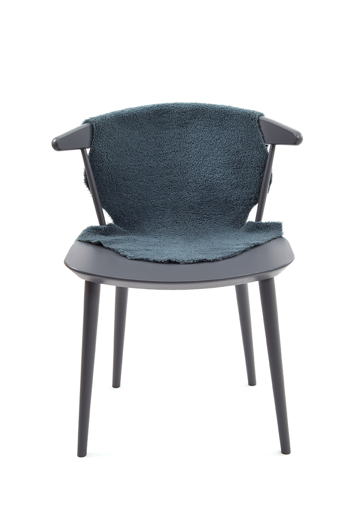 Small Teddy Merinillo Sheepskin Rug in Spruce Green front