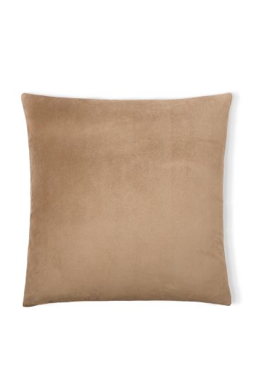 Camel Suede Scatter Cushion | Home | Gushlow & Cole - cut out image front cushion